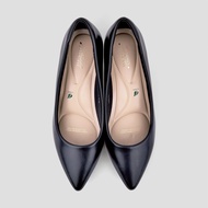 ST.JAMES รองเท้าหนังPU/รองเท้าคัทชู หัวแหลม ส้น 5 ซม. รุ่น ANAIS สี BLACK | รองเท้า ผู้หญิง