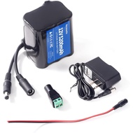 12V 5.2Ah Lithium Battery Pack with 12.6V 1A Charger, 12V Rechargeable Battery for LED Strips and DI