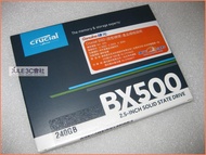 JULE 3C會社-美光CRUCIAL BX500 240G 500G TLC/捷元/全新/SATA3/SSD 固態硬碟