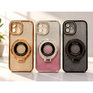 Case For iphone 14 14 pro 14 Pro Max 14 plus Casing Back Cover with Stand Holder Plating Gradient Lu