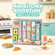 MGA's Miniverse Make It Mini Food Multipack Prep Set Display DIY Resin Play Kit 30 Realistic Mini In