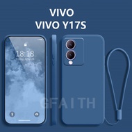 เคสโทรศัพท์มือถือ VIVO Y27S Y17S 2023ใหม่ให้ความรู้สึกผิวนุ่ม VivoY17S ปลอกกันกระแทกซิลิโคน TPU พร้อ