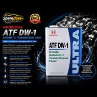 ORIGINAL HONDA ATF DW-1 ULTRA AUTOMATIC TRANSMISSON (4 LITERS) 100%ORIGINAL 08266-99964 MADE IN JAPA