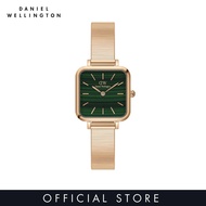Daniel Wellington Quadro Studio 22x22mm Rose gold Green - Watch for women - Womens watch - Fashion watch - DW Official - Authentic