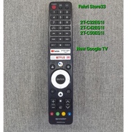 Sharp Android TV Remote (Google TV) 100%  GB326WJNA Voice Asistent 2t-c32eg1i 2t-c42eg1i 2t-c50eg1i 