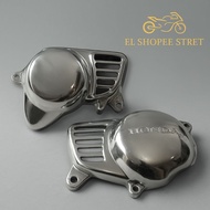 MESIN HONDA C70 ALUMINUM POLISHED PNP GRAND SUPRA engine cover
