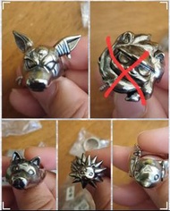 扭蛋類：2010 takara tomy 家庭教師HITMAN REBORN 金屬戒指/動物指環