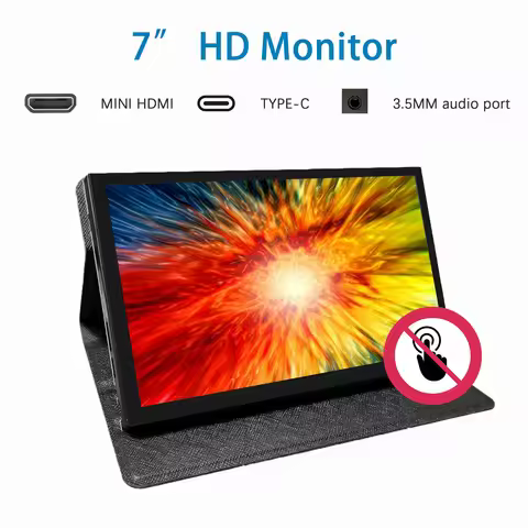 7inch HDMI-compatible Display For Raspberry Pi 3B/3B+/4B/4B+/ZERO Mini PC Module Without Touch Scree