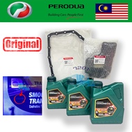 3 Botol ATF D3-SP Lubetech Perodua Myvi, ALZA, BEZZA, AXIA 1.3 1.5 & ATF Filter Gasket Auto Gear Tra