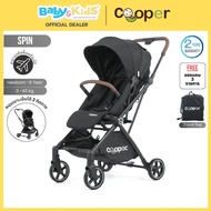 🎈ปรับเข็นได้ 2 ด้าน เบาะหมุนได้ 360 องศา🎈Cooper รถเข็นเด็ก รุ่น Spin เหมาะกับน้องแรกเกิด -6ขวบ ปรับ
