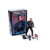 NECA Terminator Future Warrior 2 Schwarzenegger T800 Edisi Deluxe Arnold Action Figure Model 4.6