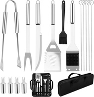 Grill Utensils Set15 Pcs Stainless Steel BBQ Accessories Set Portable Professional Grill Tool Perfec