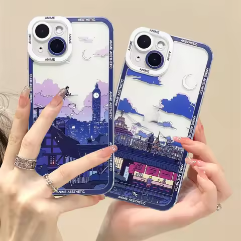 Anime Scenery Phone Case For Huawei Honor 90 Lite X7B X8B X9B X9A X9D X7D X8D X7A X8C Play 60 Plus C
