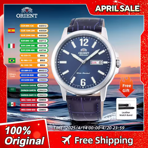 Orient Original Japanese watch Automatic Mechanical Watches Men's Watch 5Bar Luminous Waterproof wee