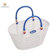 Portable Plastic Bath Storage Basket - Dormitory Organizer for Bathroom Essentials