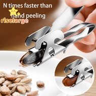 [RiseLargeS] 1Pc Stainless Steel Melon Seed Peeling Artifact Pine Nut Opening Melon Seed Peeler Pean