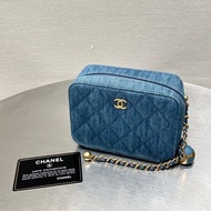 香奈兒 Chanel  牛仔金球相機包 31開