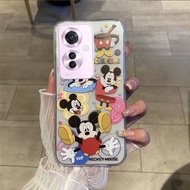 2024 New phone case For OPPO Reno11 F 5G OPPOReno11F Reno11F Reno 11 F 11F Casing Clear TPU Softcase Lovely Cute Cartoon Mickey Handphone Casing for Girls Cover