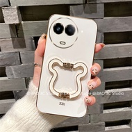 น่ารัก เคส Phone Case Realme 11 11X Realme11 C51 NFC 4G 5G เคส ใหม่สุดครีเอทีฟเคสซิลิโคนนิ่มกันการตกกระแทกป้องกันสิ่งสกปรกพร้อม2023ใส่แบบพับลายการ์ตูนรูปหมี