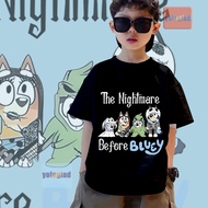 XN17 BLUEY Kids T-Shirt BLUEY Animated Cartoon Print T-Shirt Co-branded by Taylor 16+