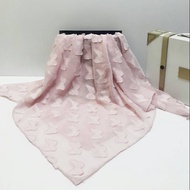 Premium 3d 2 rubi linen organza Square Hijab