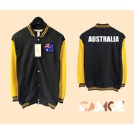 Premium Varsity Jacket CAMOE Australia Flag Australia Flag
