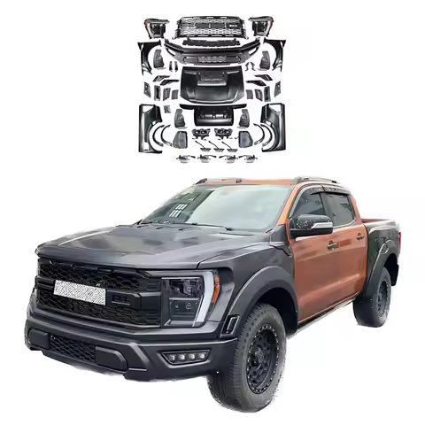 Auto Body Kits Facelift Bodykit Body Systems for Ranger 2015-2021T6 T7 T8 Upgrade to 2022 F150 rapto