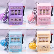 Kawaii Sanrio Casino Game Console KeyChain Melody Cinnamoroll Kuromi Cute Fashion Mini Simulation Tu
