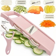 NACOLUS Multifunctional Vegetable Cutter, Kitchen Vegetable Slicer, 5 in 1 Vegetable Slicer, Potato 