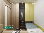 💙💙全屋家具度身訂製	大衣櫃家具衣櫃訂造定做睡房電動油壓床訂做Rancangan bilik pekerja