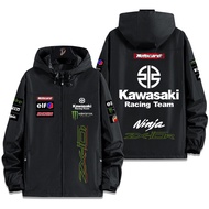 Kawasaki Kawasaki Motorcycle Jacket Jacket Male Heavy Motorcycle Lovers Cycling Clothes Racing Suit 