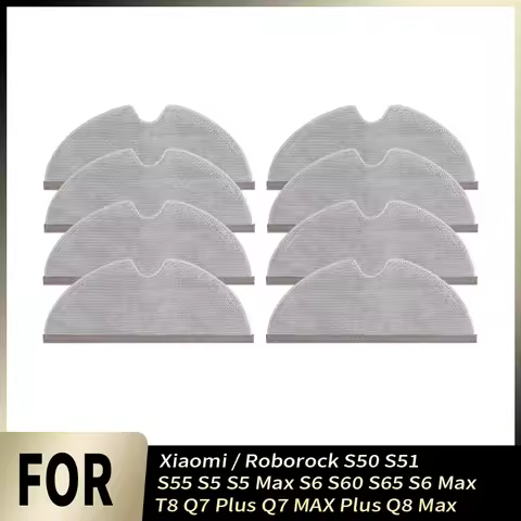 Full Coverage Washable Cloths for Xiaomi For Roborock S50 S51 S55 S5 S5 Max S6 S60 S65 S6 Max T8 Q7 