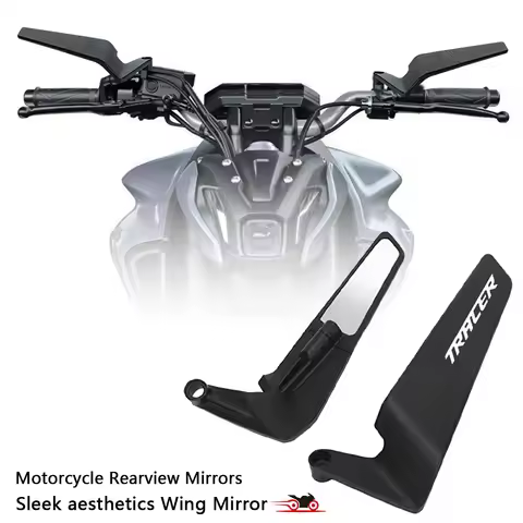 Motorcycle Side View Mirror Stealth Winglets Rearview Mirrors For YAMAHA TRACER 9 GT 9GT 900 700 Tra