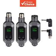 UHF Wireless XLR Microphone Converter Transmitter & Receiver for Dynamic Mic