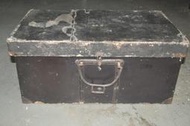 古董老件黑木箱高31長69寬41公分可交換物品