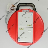 13A 2 Gang Round Cable Box Trailing Socket Extension