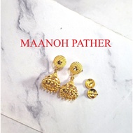 3.04GM-916 GOLD 2 IN 1 JIMIKI THODU-916 SUBANG-916 INDIAN EARRING-916 EARRING-916 JIMIKI EARRING-916