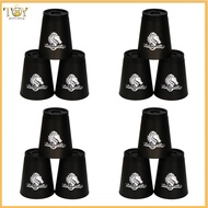 deveodo 12Pcs/Pack Stacked Cups Anti-deformed Air Flow Hole Design Adults Kids Sport Stacking Cups B