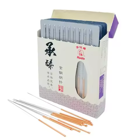 Quality Acupuncture Needle 100 Hwato Copper Handle Sterile Beauty Health Massage gua sha 0.18/0.25/0