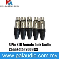 XIANSHENG 3 Pin Xlr Female Jack Audio Connector XS-2009  - 10Pc