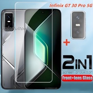 2in1 Glass Protective Film For Infinix GT 30 Pro GT30Pro 4G 5G 9H HD Front Phone Tempered Glass Film