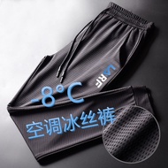 🔥Hot Sale🔥 Man's Mesh Ice Silk Sport Shorts Quick-drying Gym Running Fitness Cool Cropped Pants