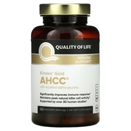 Quality of Life Labs Kinoko Gold AHCC with Acylated Alpha-Glucans 60 Vegicaps