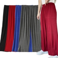 Seluar Palazo Murah Plus Size / Women Wide Leg Palazzo Pant / Seluar Panjang Tidur / Seluar Tidur Wa