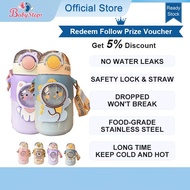 BABY STEPS Cawan termos dengan botol jerami tahan air termos air panas air botol botol air botol air