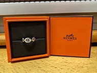 Hermes Chaine d'ancre Enchainee silver ring size 48 豬鼻銀戒指