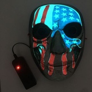 觀塘 萬聖節 發光面具 出口高質 3D立體發光面具 發光面具  Kwun Tong Halloween Light Up LED Mask Party Halloween costume #Cospl