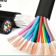 1Meter 12 Core RVV Cable Copper Conductor Power PVC Insulated Flexible Cable 26AWG/24AWG/22AWG/20AWG