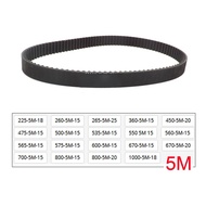 【AFEIDONG MALL】 Drive Timing Belt HTD 535 5M 15 225 260 265 450 475 500 535 550 560 565 575 600 670 