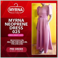 Myrna Adult Neoprene Dress 025 - XS to 9XL Stylish Dress for Women